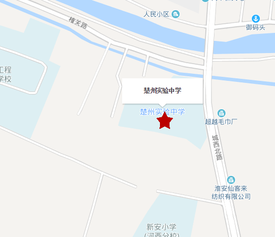 2019年10月淮安市自学考试考点区域地图(图8)