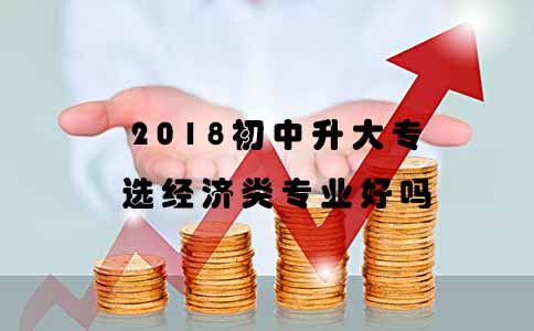 2018初中升大专选经济类专业好吗?(图1) 2018初中升大专选经济类专业好吗?