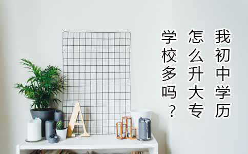 我初中学历怎么升大专,学校多吗?(图1) 我初中学历怎么升大专,学校多吗?