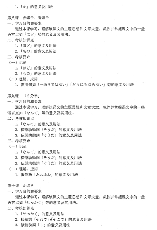 00843 日语阅读(一)(高纲 0439)(图4) 00843 日语阅读(一)(高纲 0439)(图4)