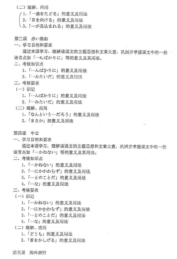 00844 日语阅读(二)(高纲 0440)(图2) 00844 日语阅读(二)(高纲 0440)(图2)