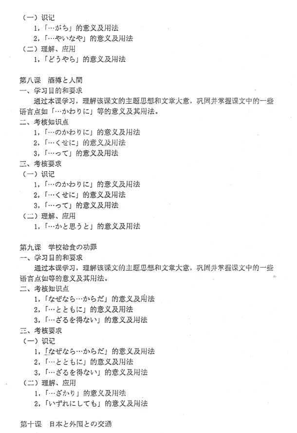 00844 日语阅读(二)(高纲 0440)(图4) 00844 日语阅读(二)(高纲 0440)(图4)