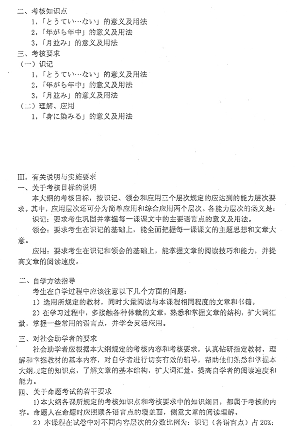 00844 日语阅读(二)(高纲 0440)(图11) 00844 日语阅读(二)(高纲 0440)(图11)